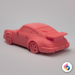 Foldable Porsche 911 Turbo Ver 1.0 3d model