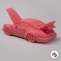 Foldable Porsche 911 Turbo Ver 1.0 3d model