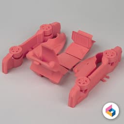 Foldable Porsche 911 Turbo Ver 1.0 3d model