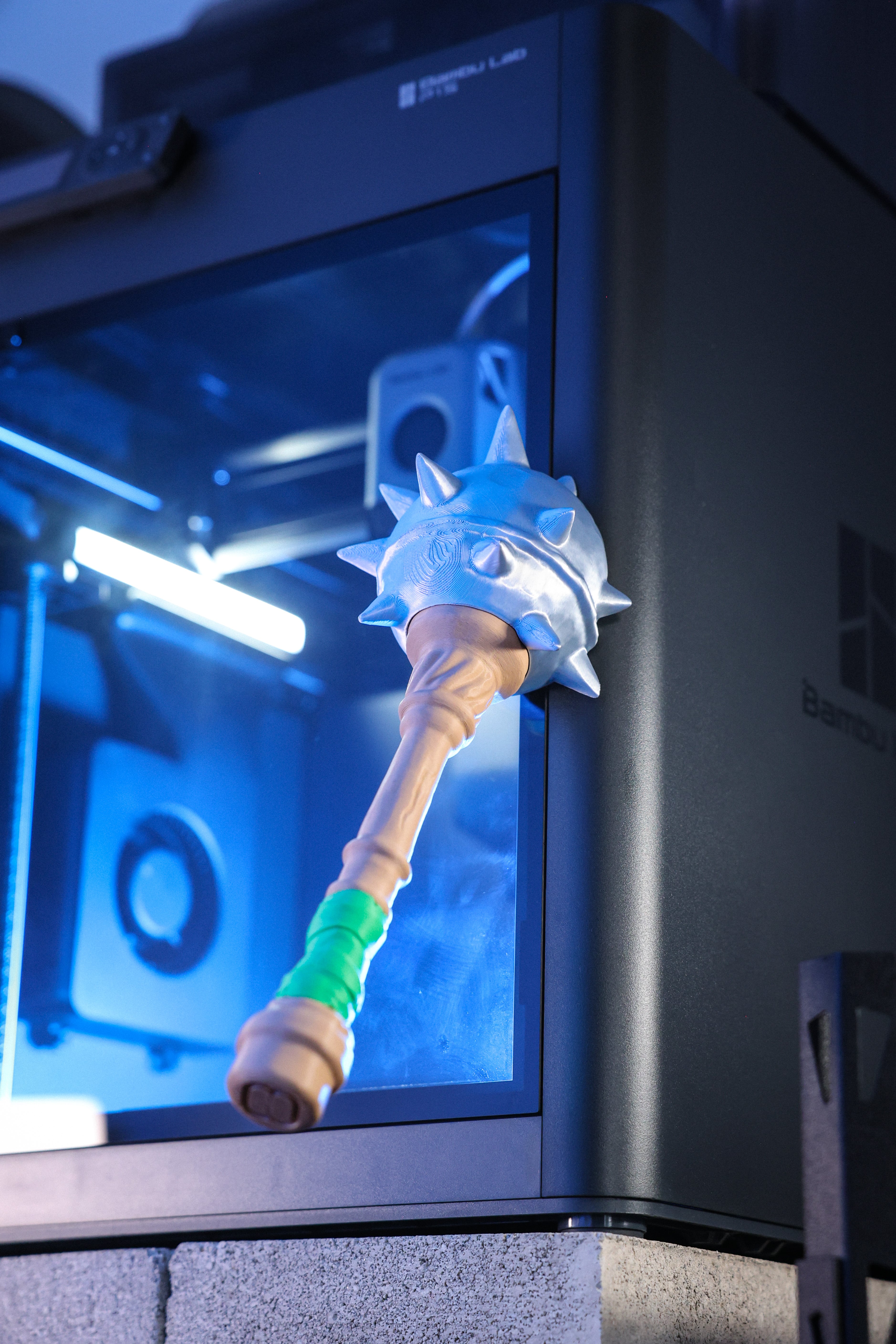 Mighty Mace - Handle for Bambu Lab printers 3d model