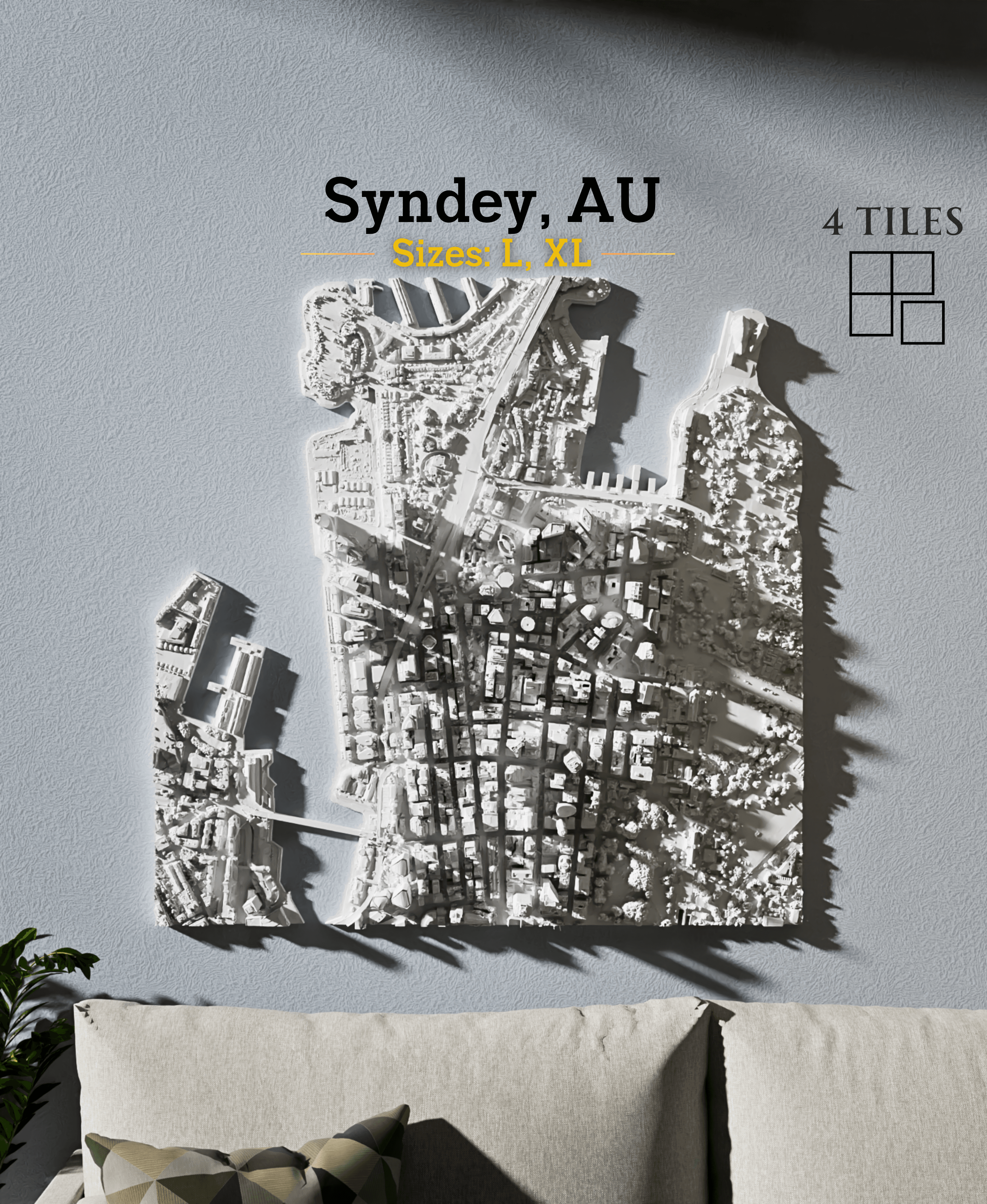 Sydney, Australia - L & XL 3d model