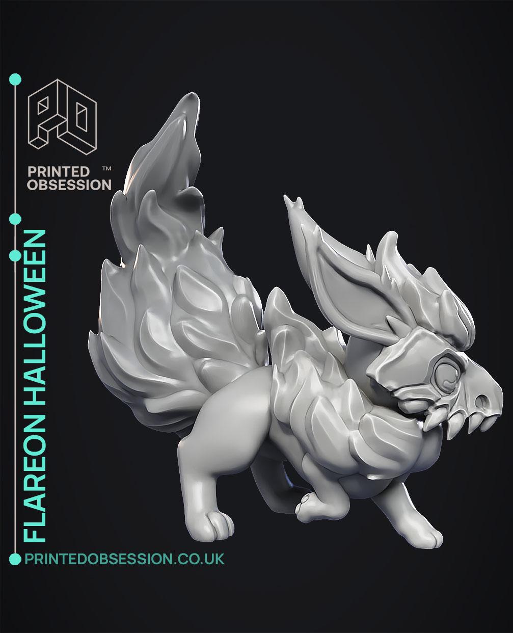 Flareon Halloween - Pokemon - Fan Art 3d model