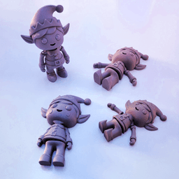 TWINKLE TOE - Whimsical Christmas Elf 3d model