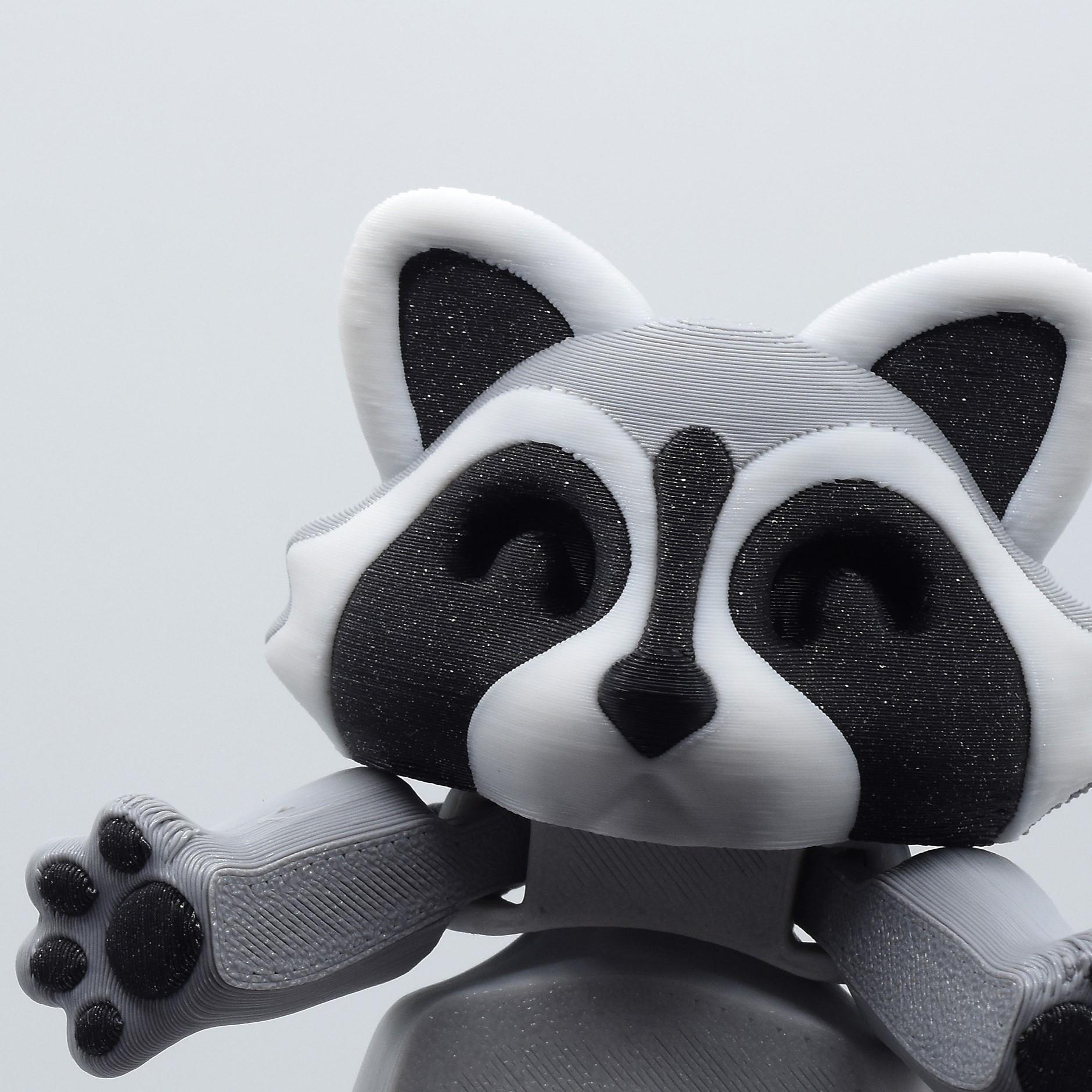 Articulated Racoon 3d model