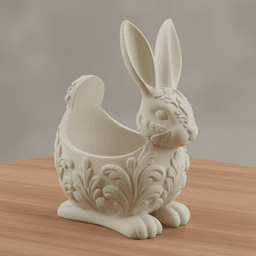 Cute Animal Storage Bunny 3d model