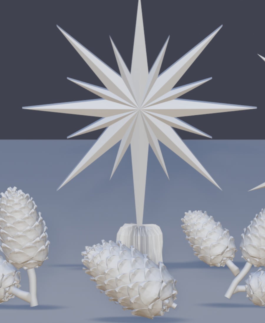 Christmas Tree Realistic 3d model