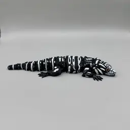 Articulated Tegu - Argentine Tegu Lizards | Pre-Painted + Optional 6mm Glass Eye Version 3d model