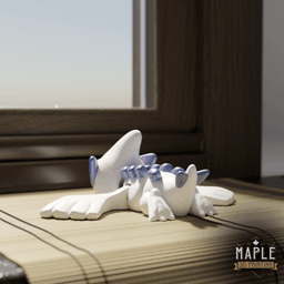 Articulating Mini Lugia - Pokemon 3d model