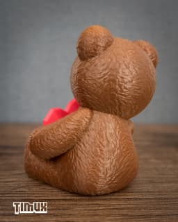 TEDDY BEAR WITH HEART V2 3d model