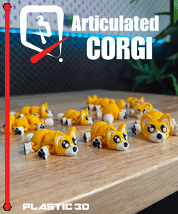 Articulated Corgi 3d model