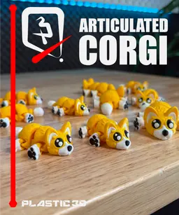 Articulated Corgi 3d model