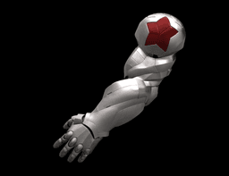 Winter Soldier Full Armor - Arm, Mask and Knee Pads - Marvel Rivals 3d model
