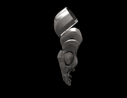 Winter Soldier Full Armor - Arm, Mask and Knee Pads - Marvel Rivals 3d model