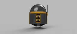 The Bounty Hunter: Custom made Mandalorian Helmet STL File (3D Print File) 3d model