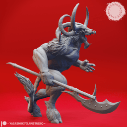 Baphomet - The Prince of Beasts - Tabletop Miniature (Pre-Supported) 3d model