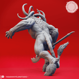Baphomet - The Prince of Beasts - Tabletop Miniature (Pre-Supported) 3d model