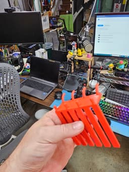 PegBoard USB wire Organizer 3d model