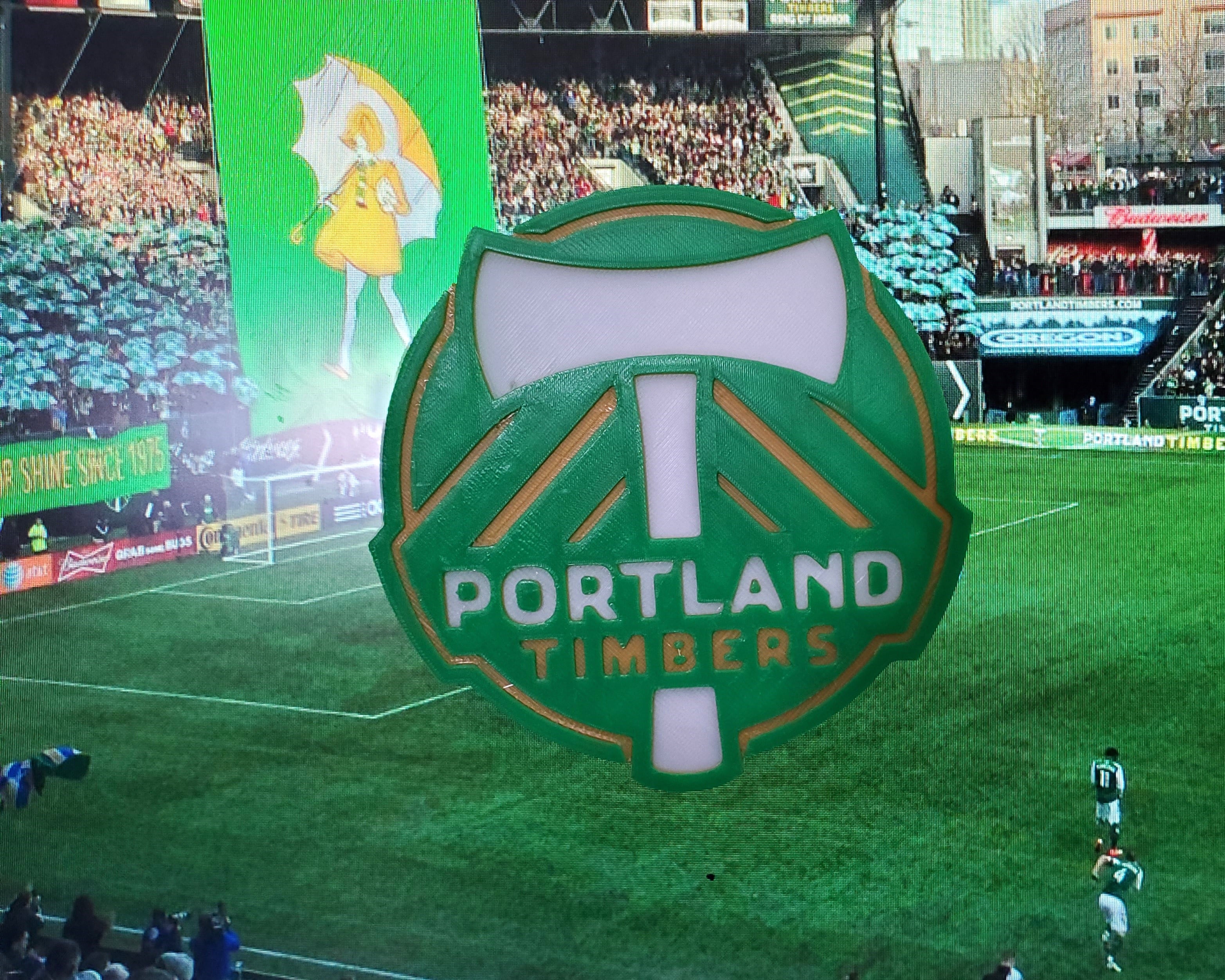 CS Portland Timbers coaster or plaque 3d model