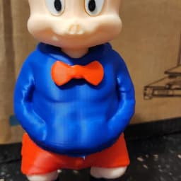 Porky Pig Urban Vibes / Urban Puma Style From Looney Tunes /( 3MfF Shoes and Multi-Parts Included) 3d model