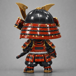 Chibi Samurai Warrior 3d model