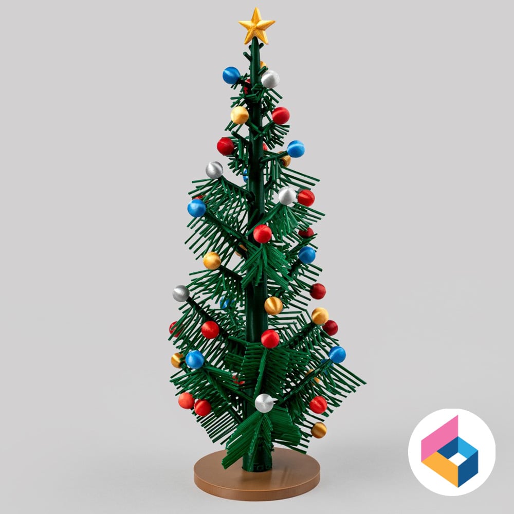 Hairy Christmas Tree 3d model