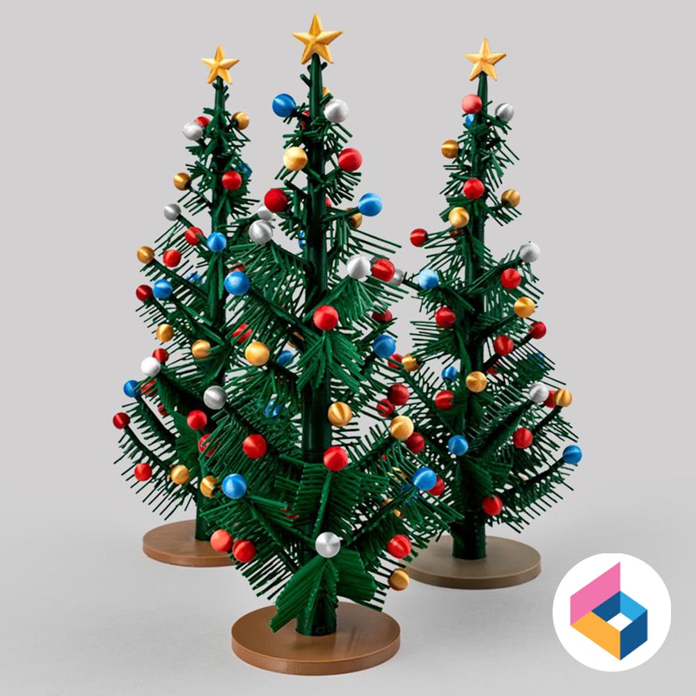 Hairy Christmas Tree 3d model