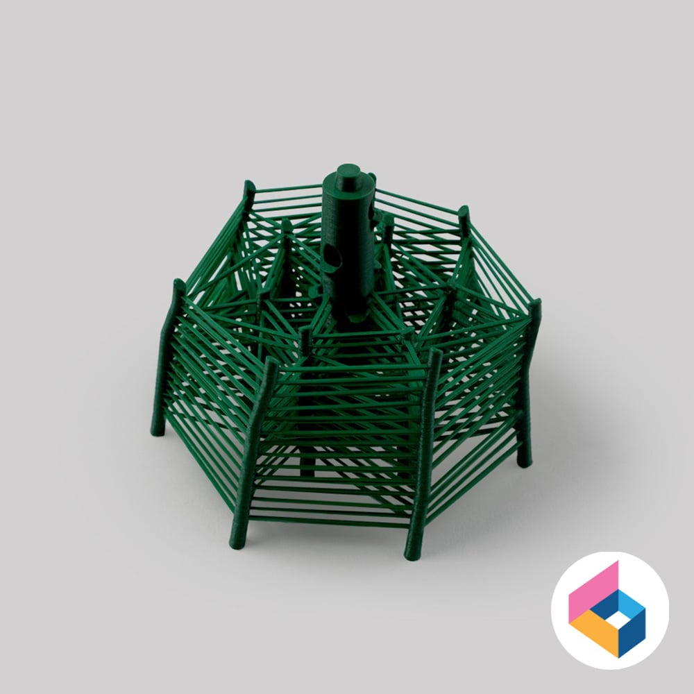 Hairy Christmas Tree 3d model