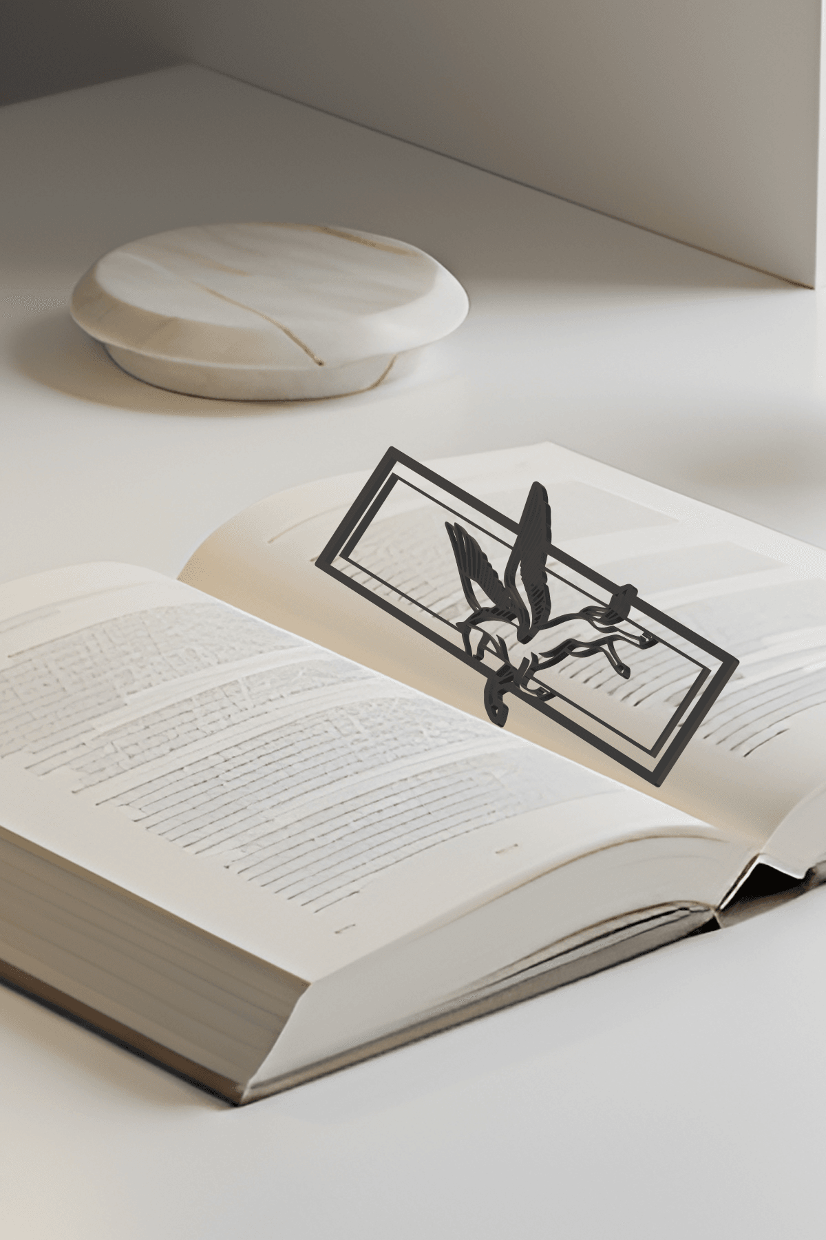 Pegasus Bookmark, Gift Idea 3d model