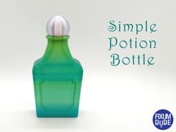 Simple Potion Bottle 3d model