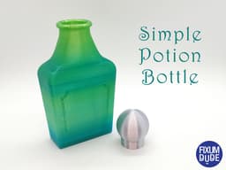 Simple Potion Bottle 3d model