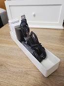 Gridfinity 1x5 Cable and Charger Holder 3d model