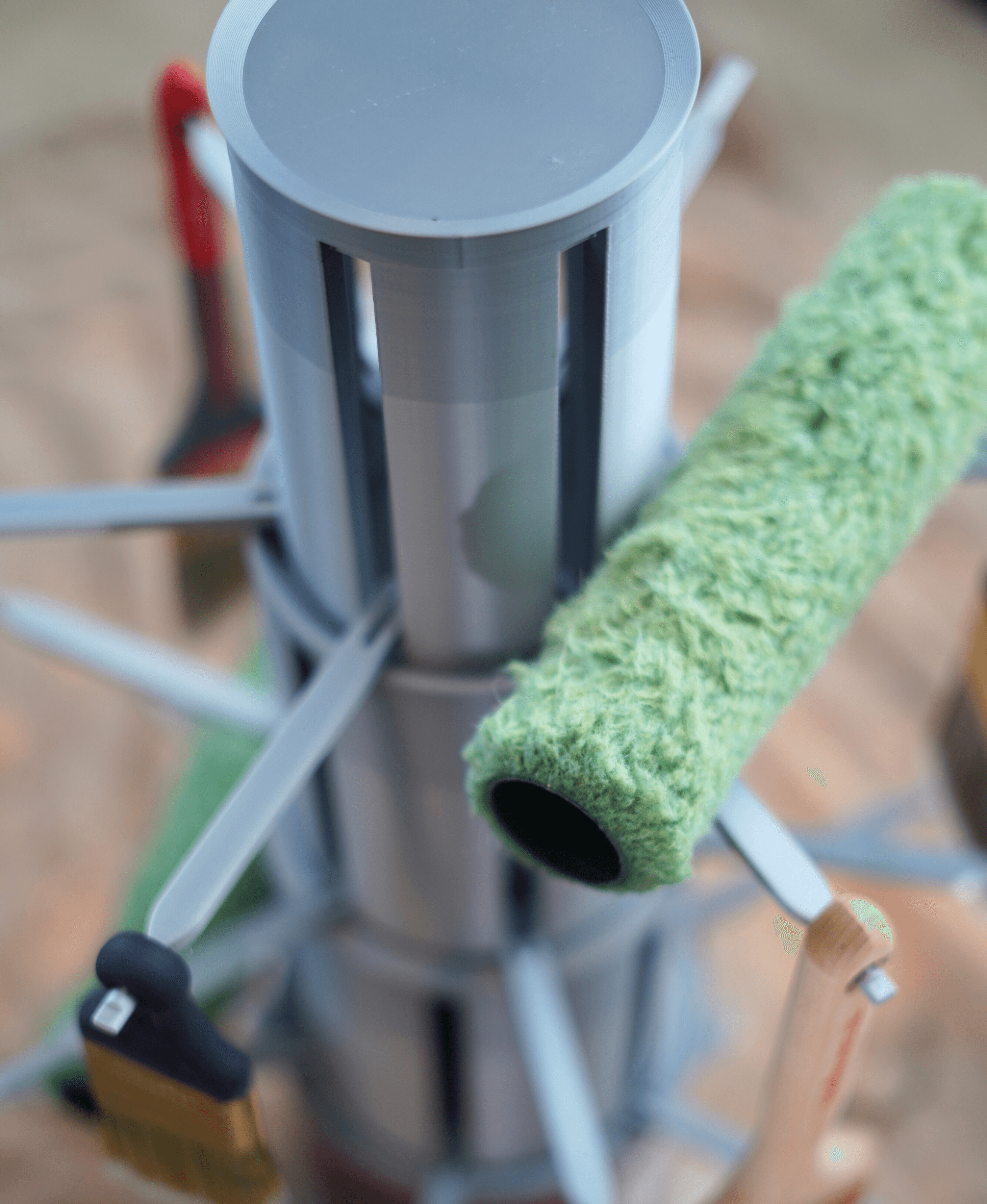 Paint Can Drying Rack 3d model
