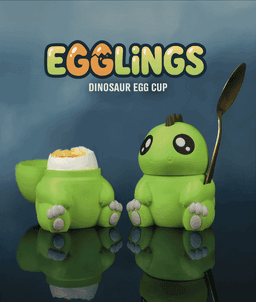 Egglings – Dinosaur Egg Cup 3d model