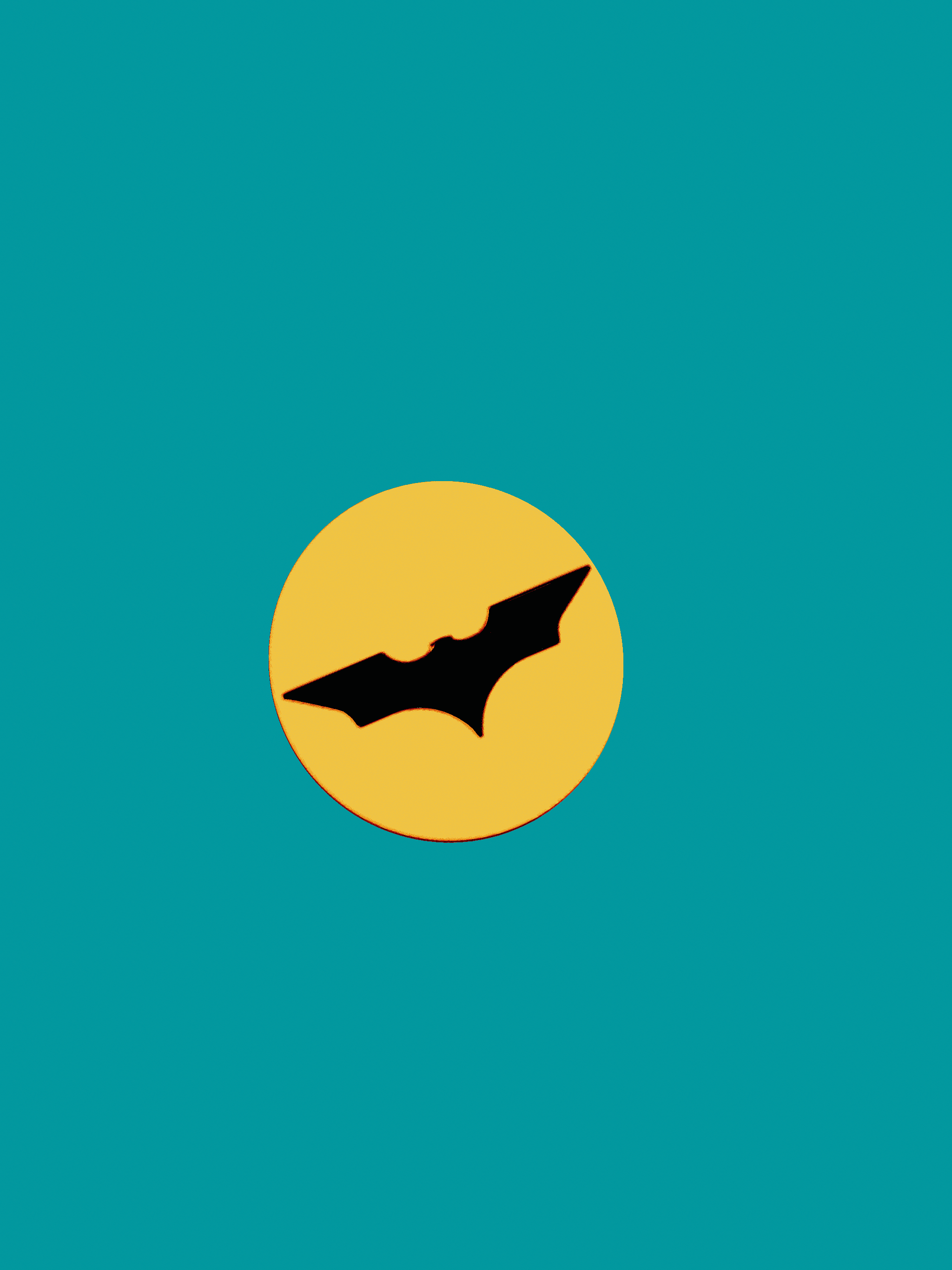 Cup Holder Batman 3d model