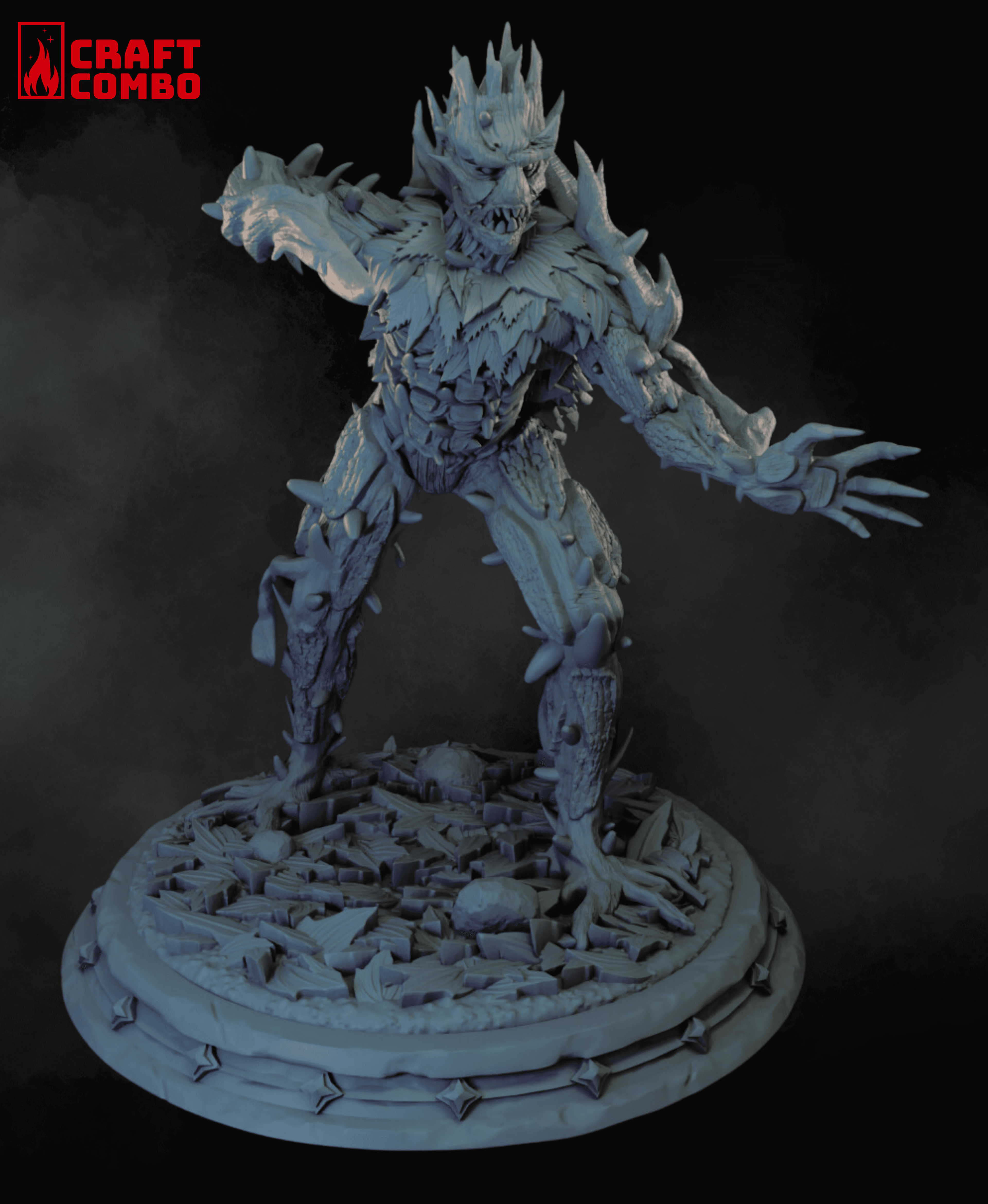 D&D Mini - Needle Blight, Creatures 3d model