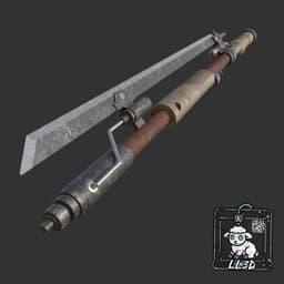The Old Republic Vibrostaff 3d model