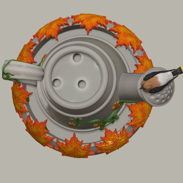 Shower Succulent Planter 3d model