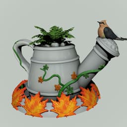 Shower Succulent Planter 3d model