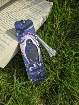 Warden of the Nest โ 3D Printed Bookmark (HueForge Multi-Color Design) 3d model