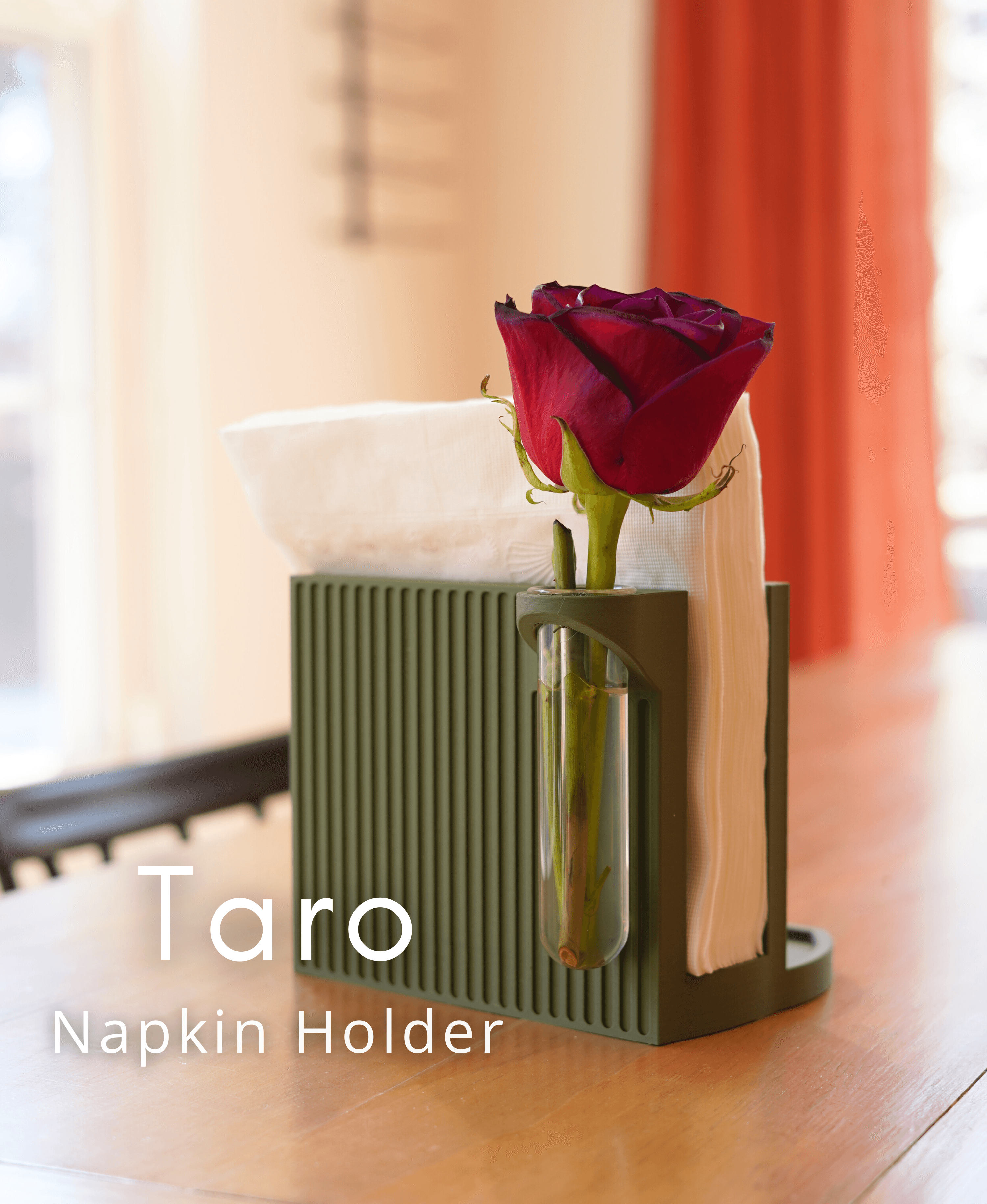 Taro Napkin Holder 3d model