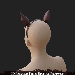 Special Week Cosplay Ears and Crown Accessories Umamusume: Pretty Derby 3d model