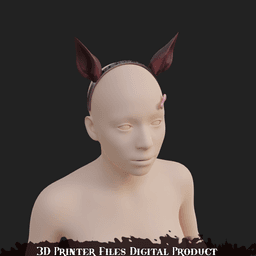 Special Week Cosplay Ears and Crown Accessories Umamusume: Pretty Derby 3d model