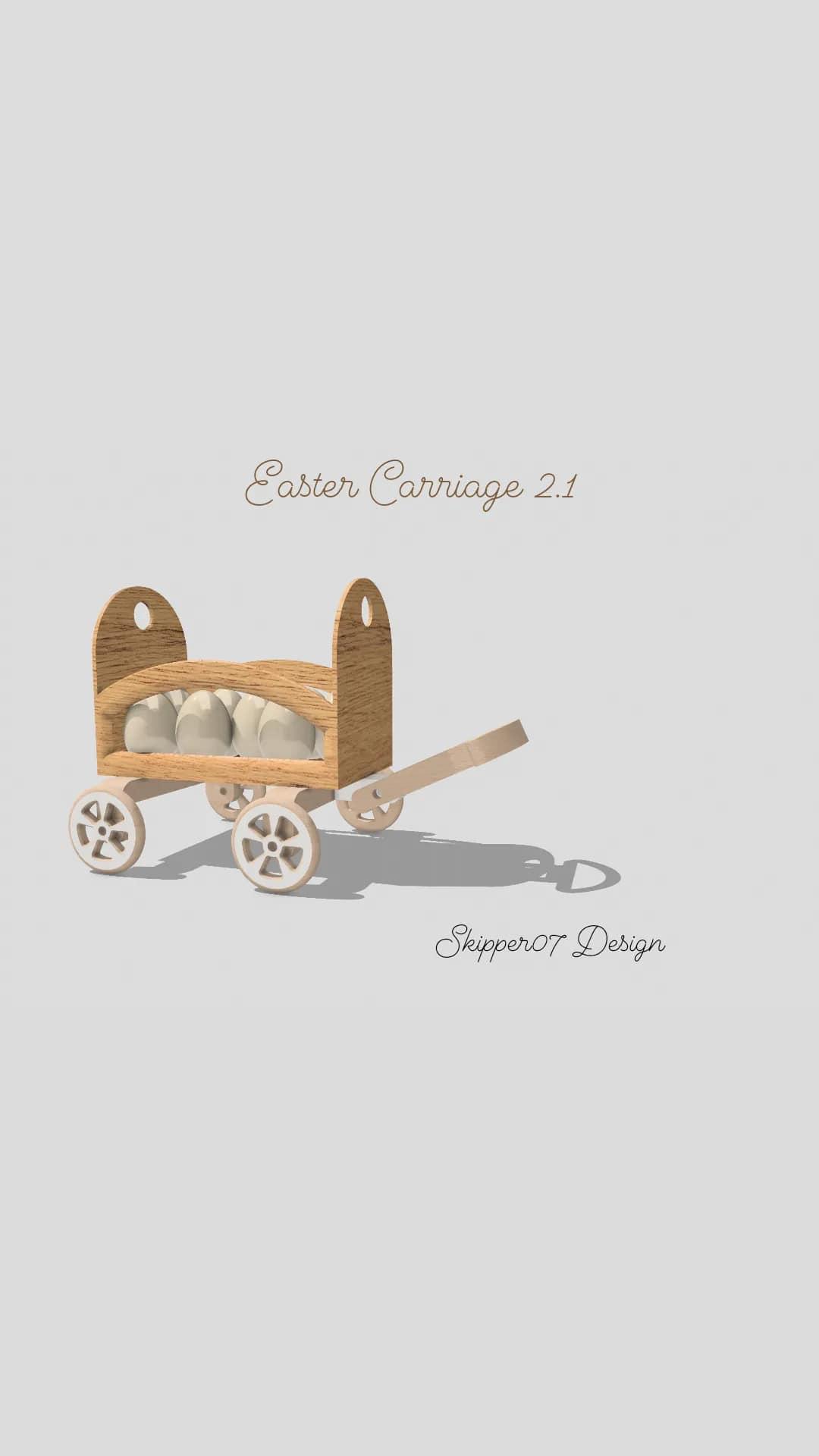 EASTER CARRIAGE 2.1 3d model