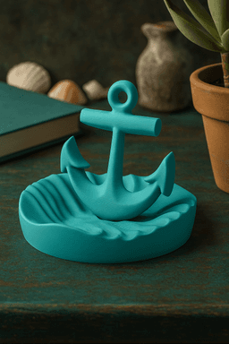 Anchor Stand – Nautical Decor - Home Organization 3d model