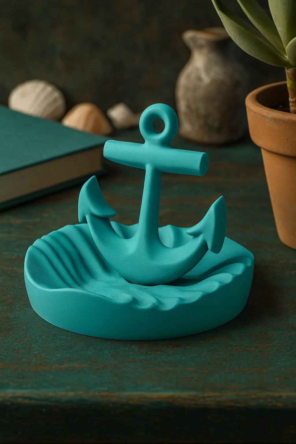Anchor Stand – Nautical Decor - Home Organization 3d model