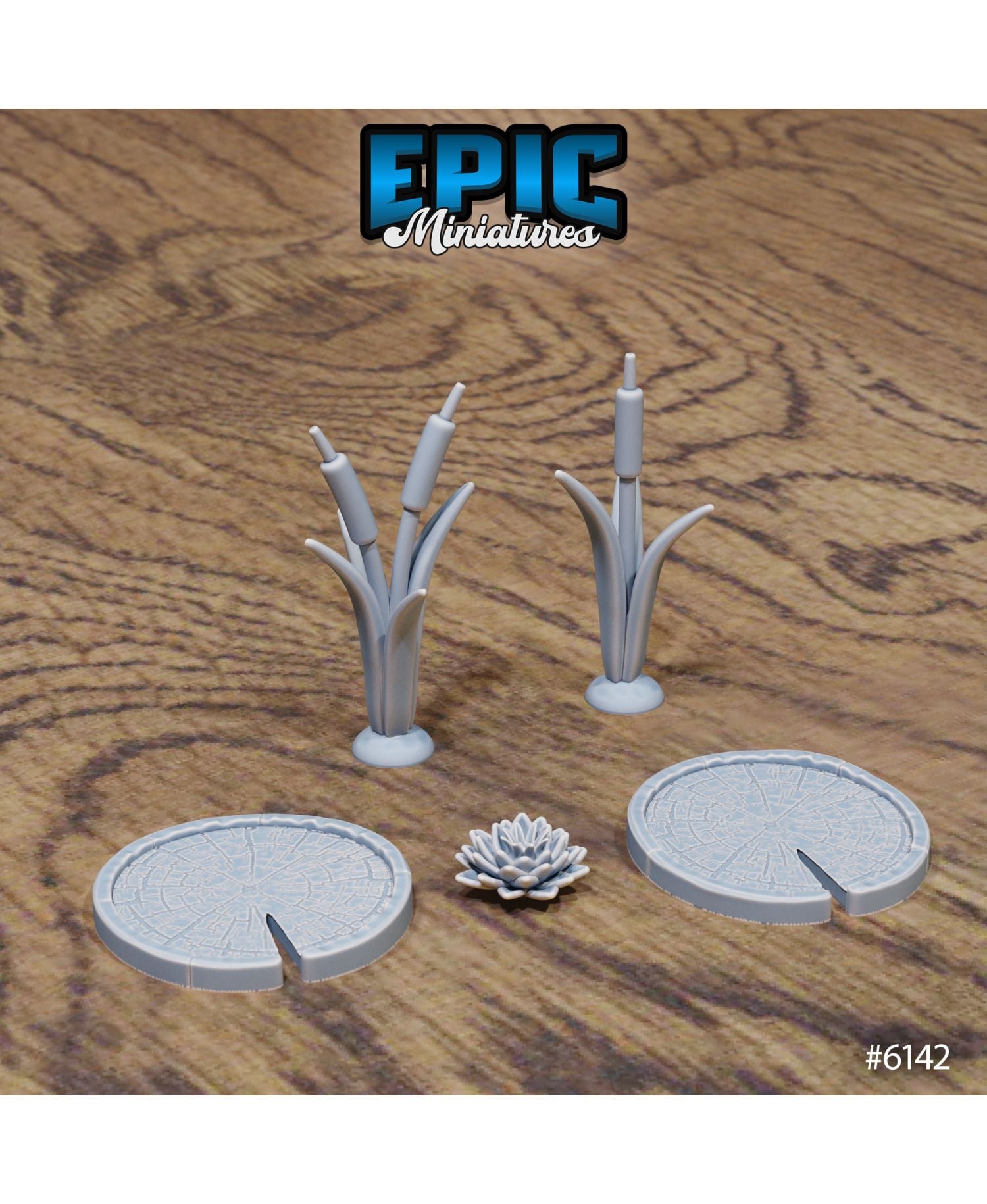 Water Decorations / DnD Miniature / Tabletop RPG Mini / 3D Model / Fantasy DnDminis / STL FILE 3d model
