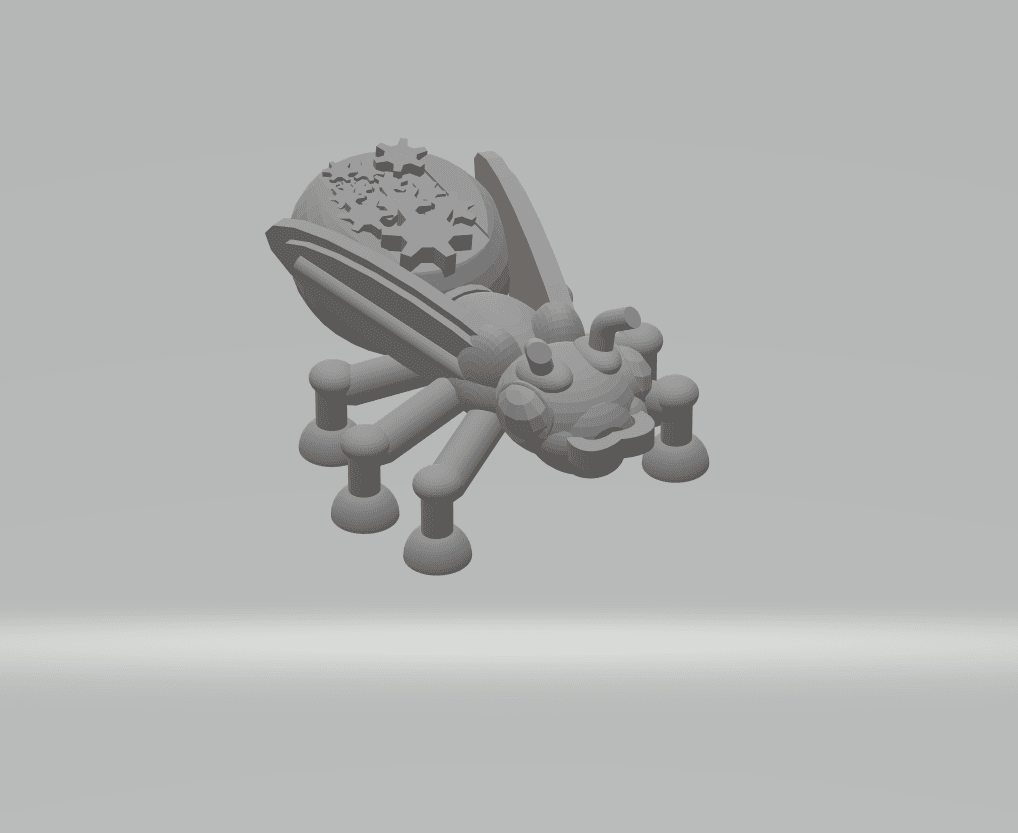 fhw Mechantal bot flying 3d model