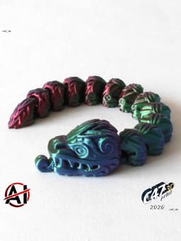 Flexi Aztec Snake 3d model