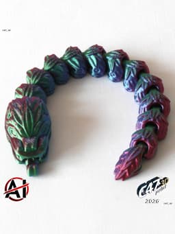 Flexi Aztec Snake 3d model