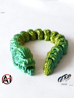 Flexi Aztec Snake 3d model